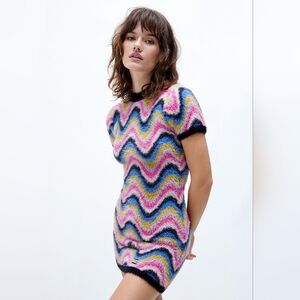 Ragged Priest Fuzzy Blotter Dress